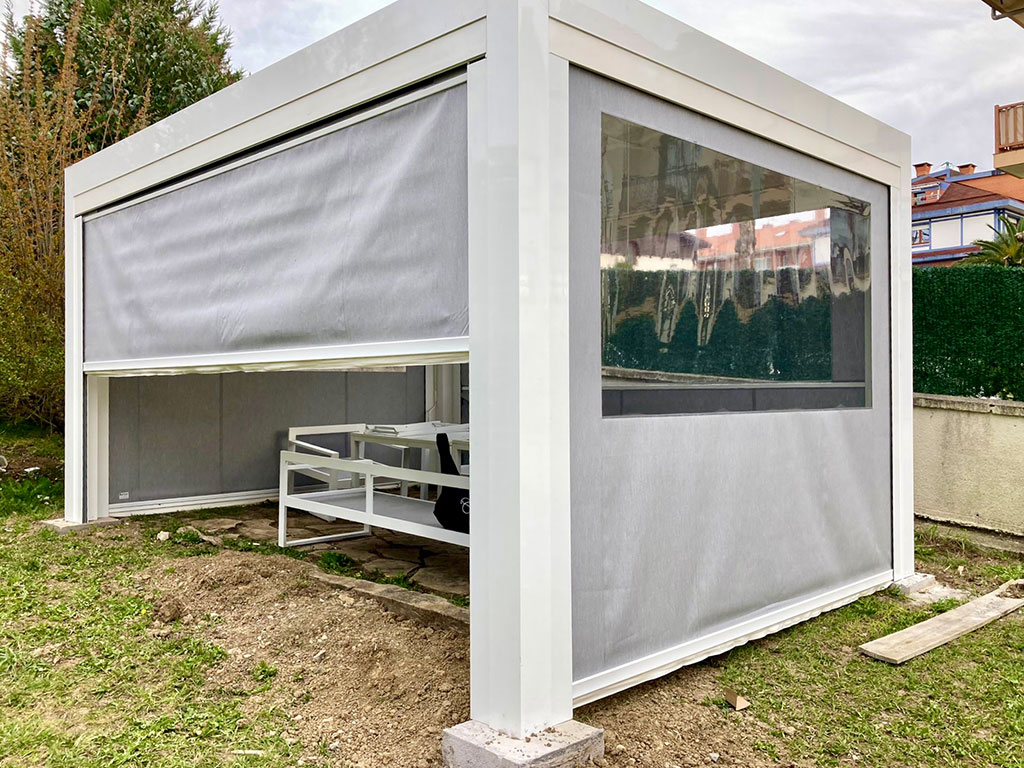 Pérgola de aluminio