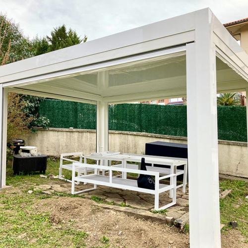 Pérgola de aluminio