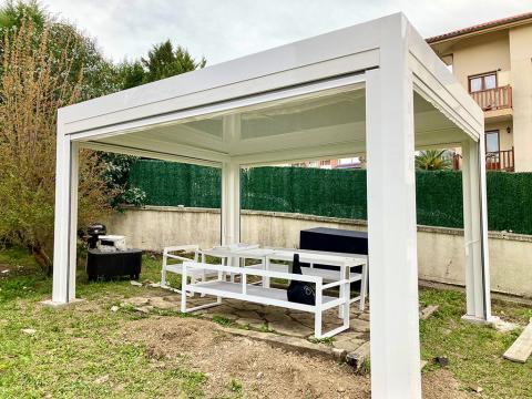 Pérgola de aluminio